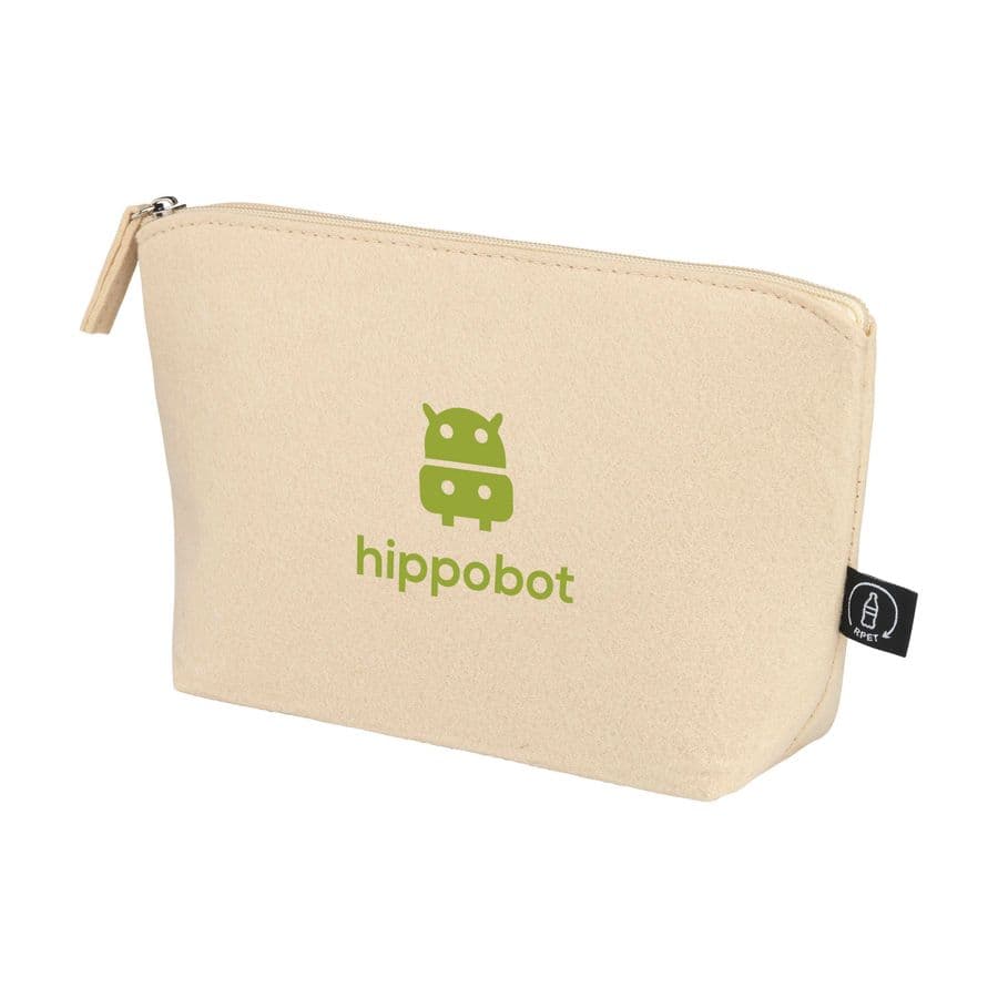 SmartBag GRS RPET Felt accessory bag Beige