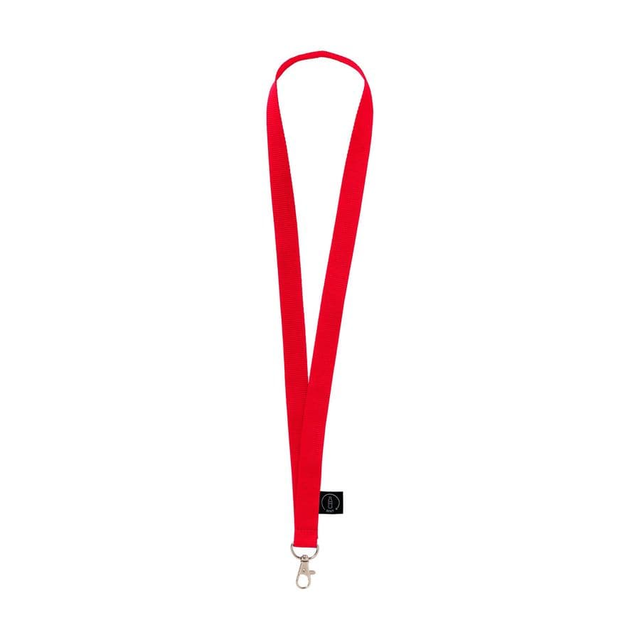 KeyCord Budget GRS RPET 2 cm Röd