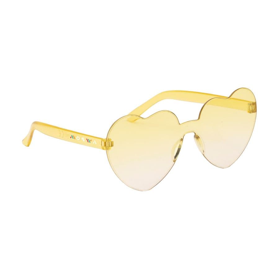 SunnyHeart Sunglasses Transparent gul