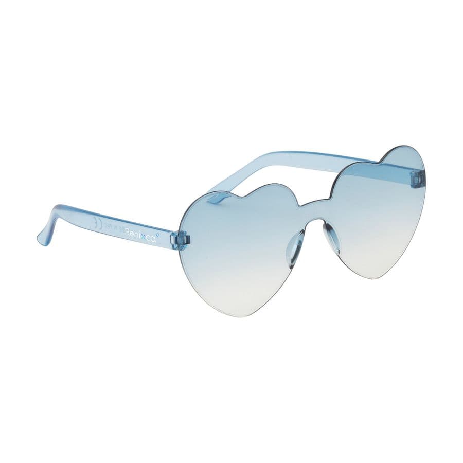 SunnyHeart Sunglasses Transparent ljusblå