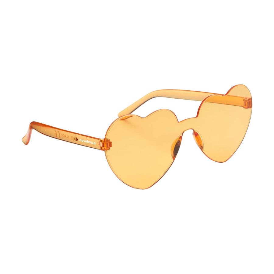 SunnyHeart Sunglasses Transparent orange