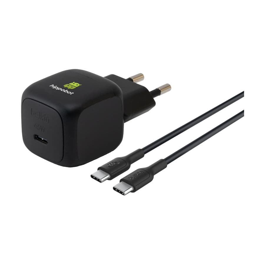 Belkin 45W USB PD Wall Charger with PPS and Cable Svart