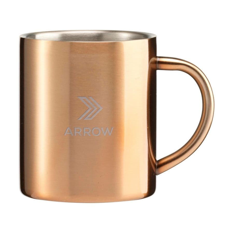 IsoMug RCS Recycled Steel 300 ml Lätt koppar