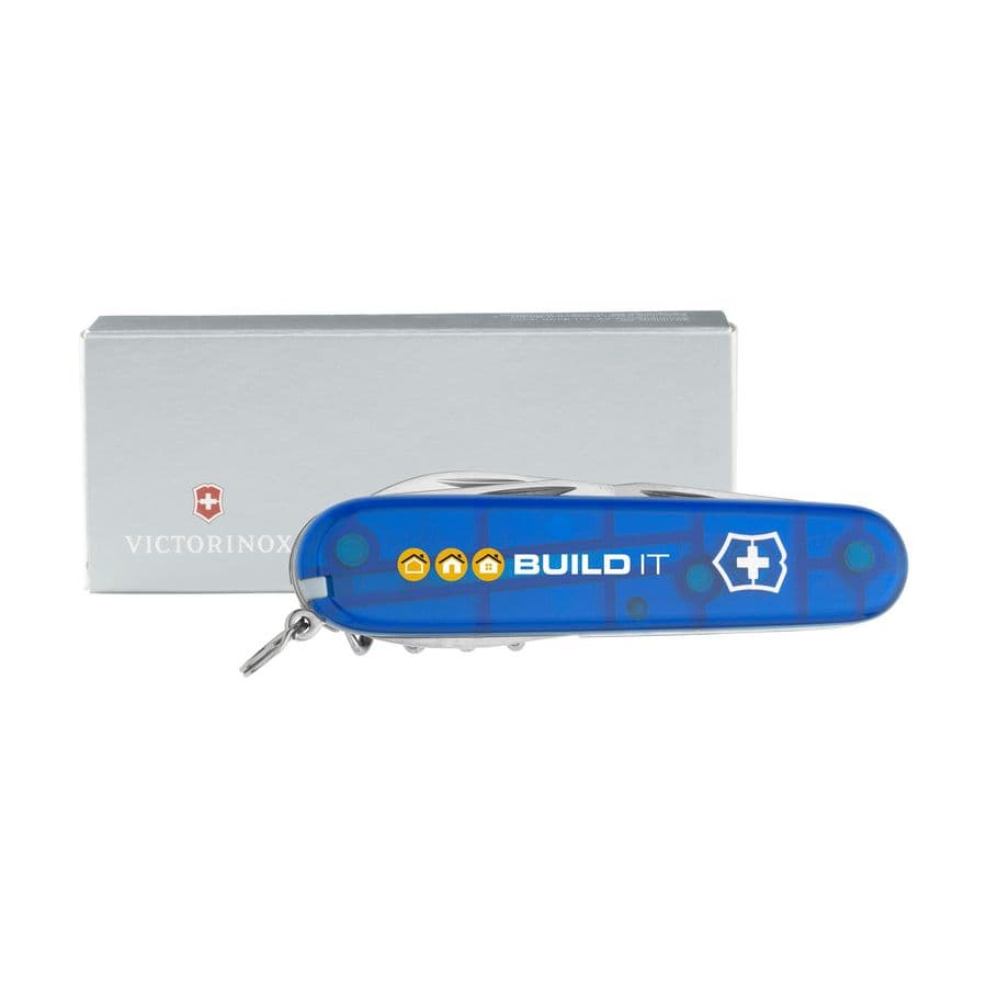 Victorinox Spartan pocket knife in a gift box Transparent blå