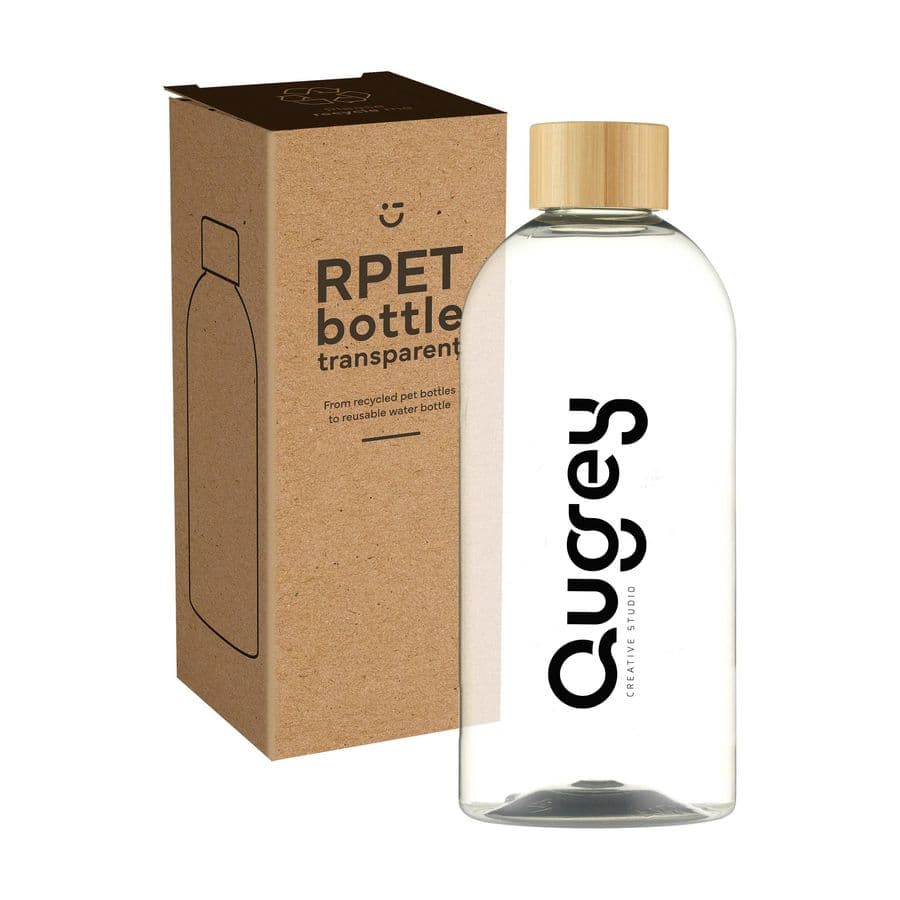 RPET Bottle 500 ml water bottle Transparent