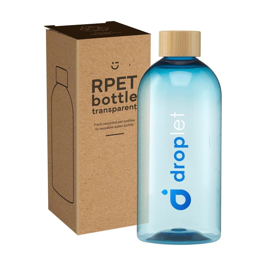 RPET Bottle 500 ml water bottle Blå