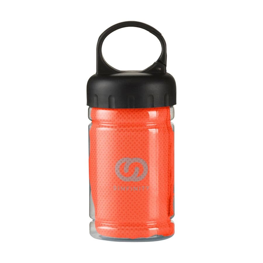 CoolDown cooling towel Fluorescerande orange