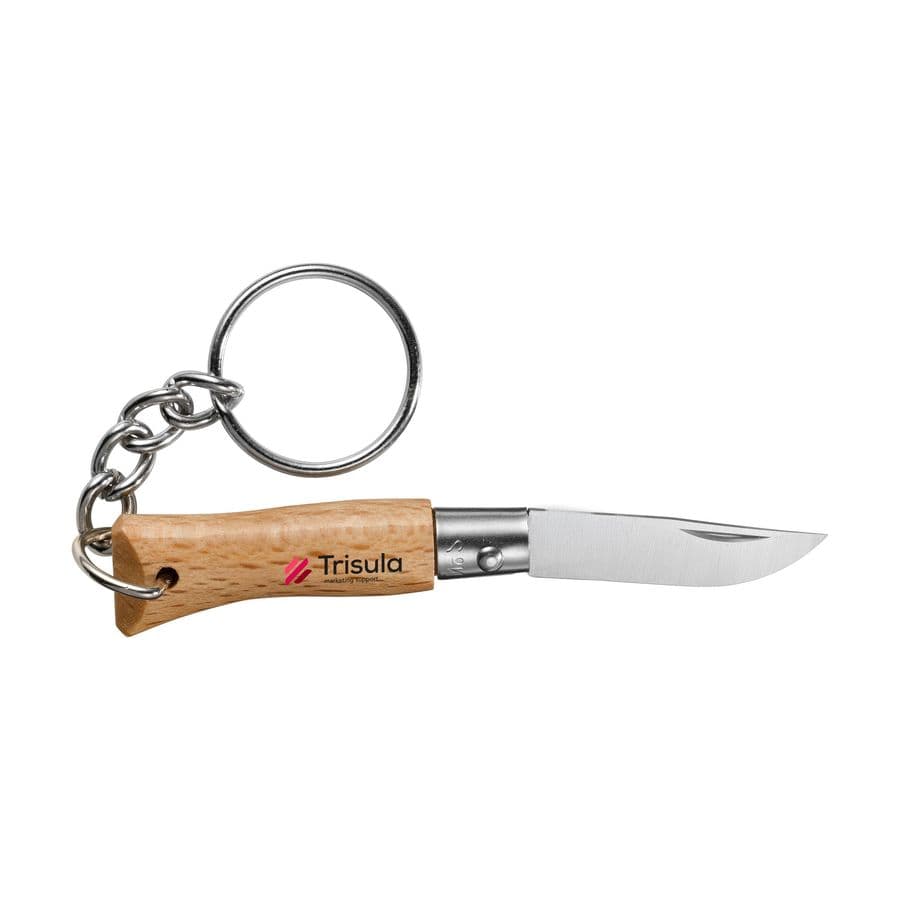 Opinel Keyring Pocket Knife No 02 Wood brown