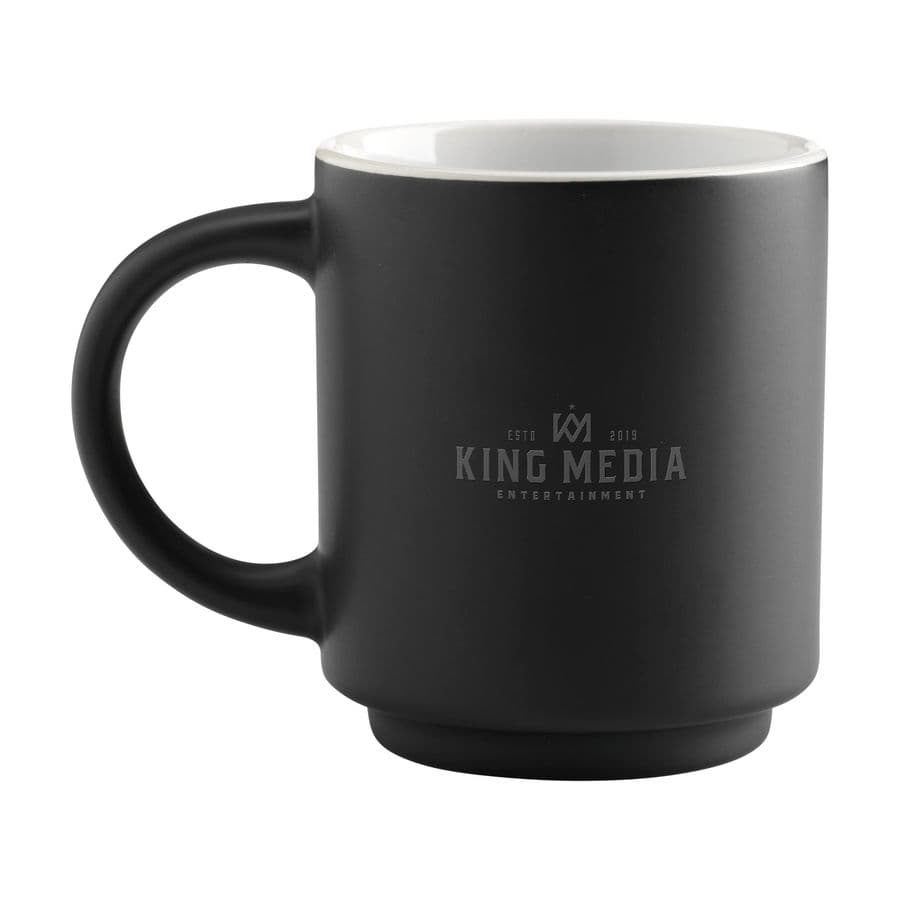 Stack Mug Black 180 ml