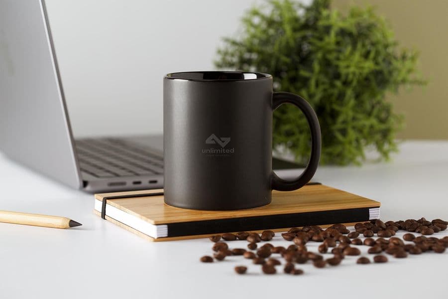 Kitty Mug Matt Black 350 ml