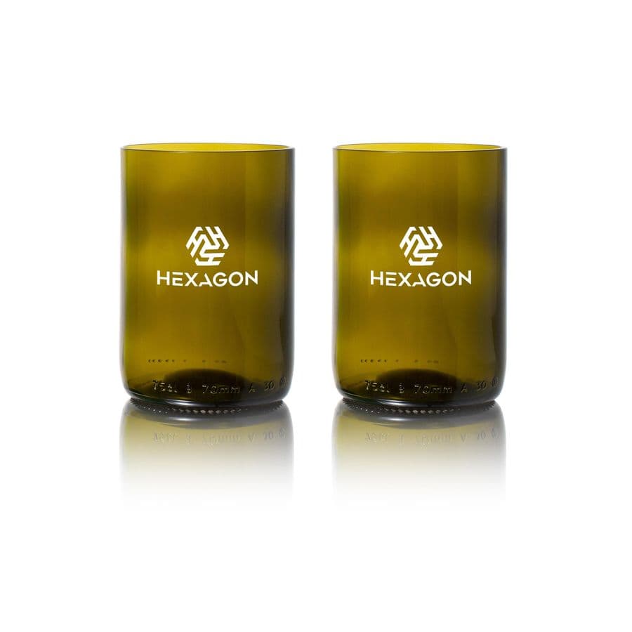 Rebottled® Tumbler 2-pack drinking glasses Transparent