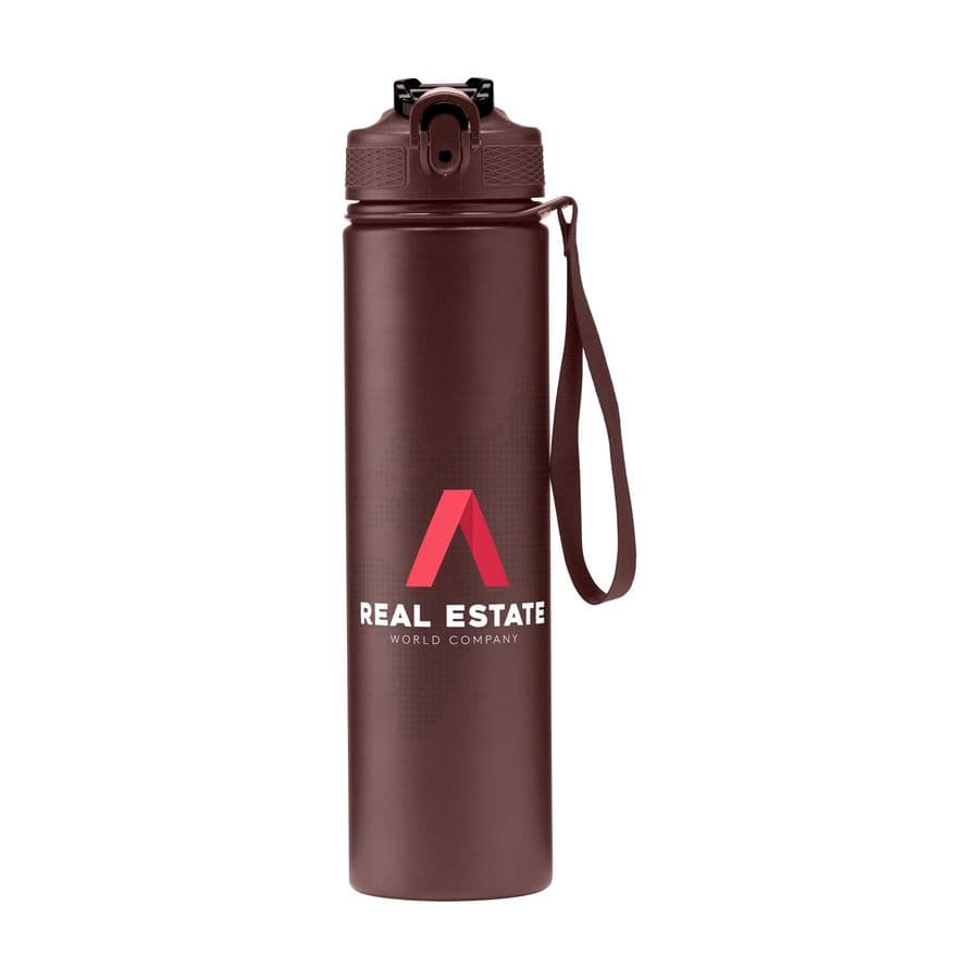 AquaSteel RCS Recycled Water Bottle 750 ml Vinröd