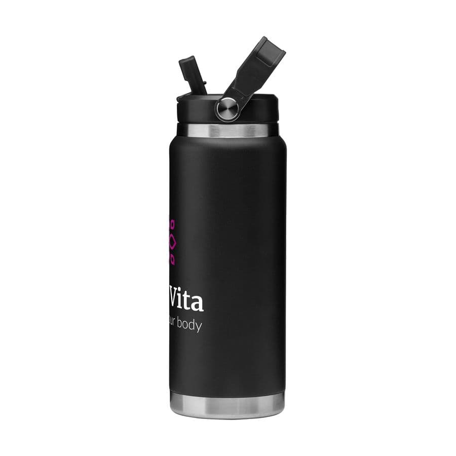 AnthronSquare RCS Steel Flask 900 ml thermo bottle Svart