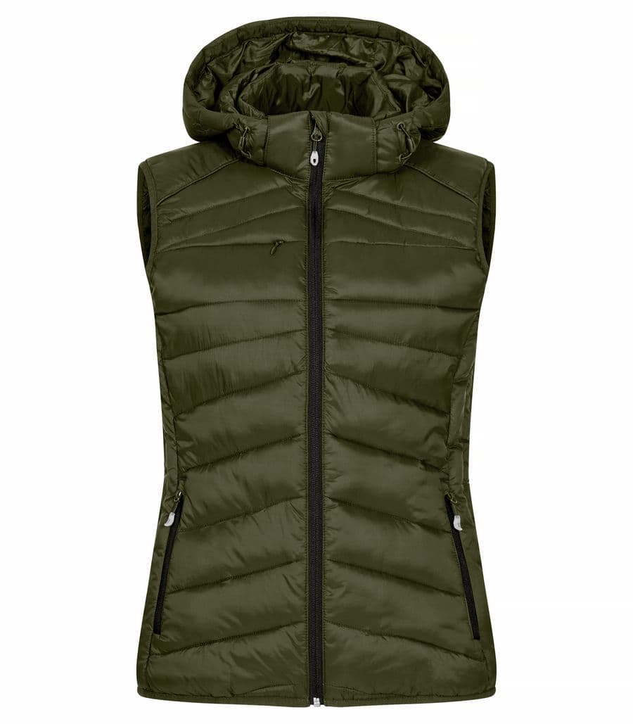 Idaho Vest Women Dimmgrön