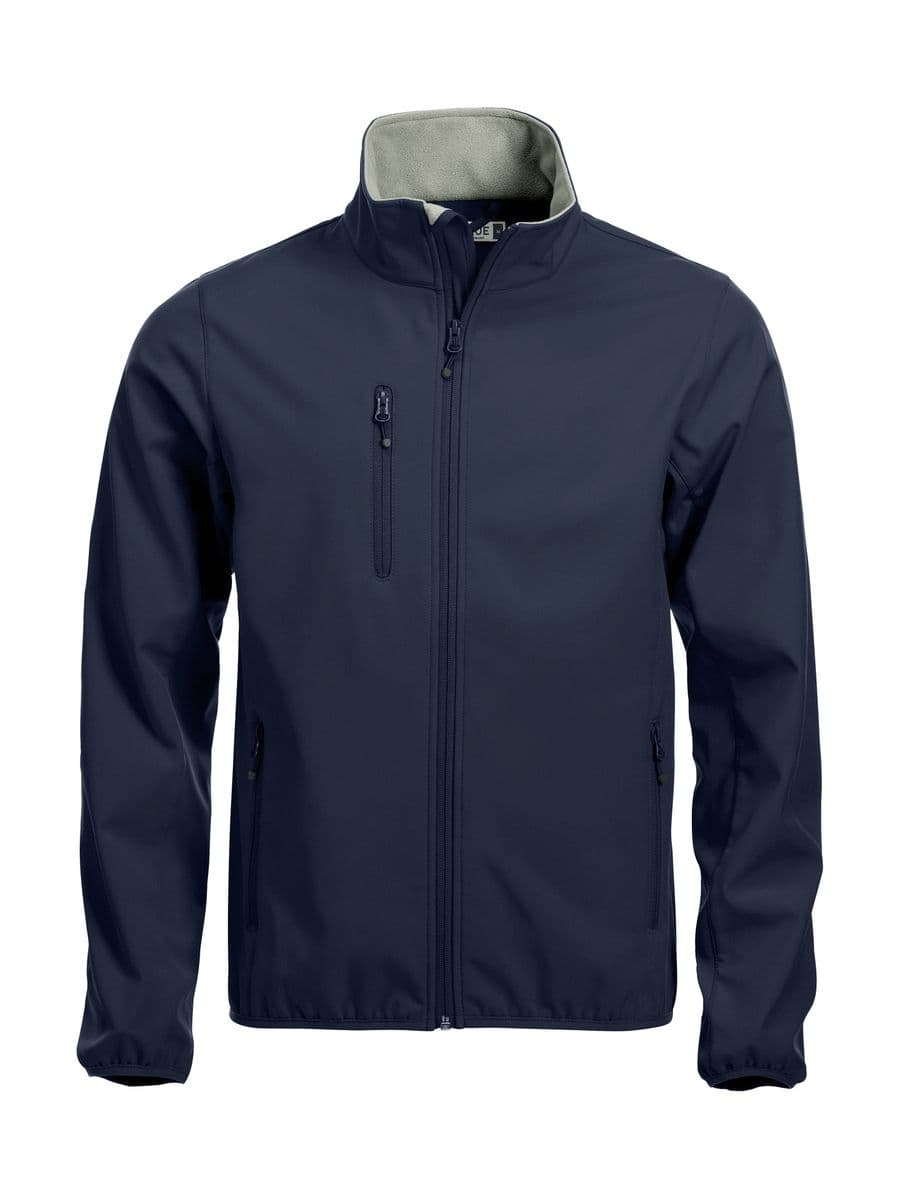 Basic Softshell Jacket Mörk marin