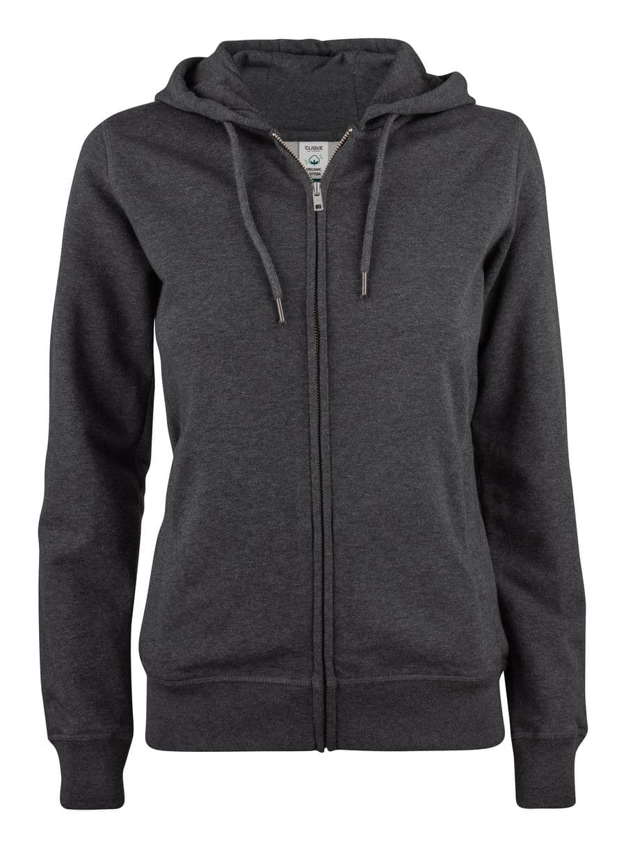 Premium OC Hoody Full Zip Women Antracitmelerad