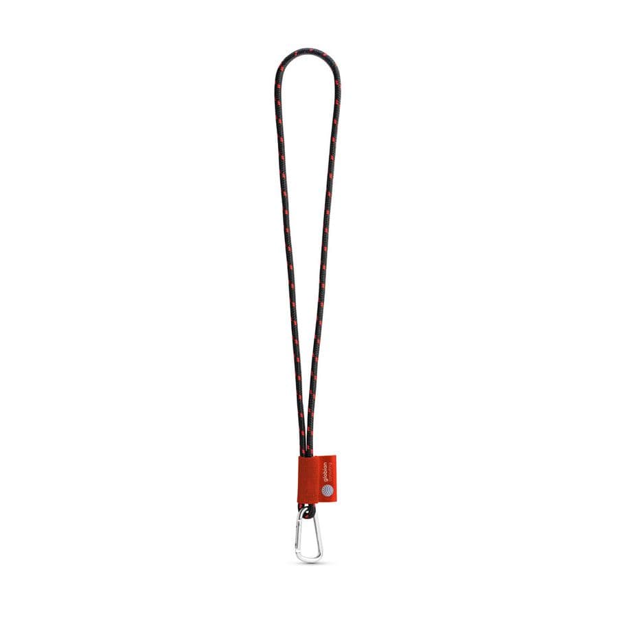 SET Lanyard NAUTIC Long (Ø 5 mm) med 55 mm D-formad karbinhake