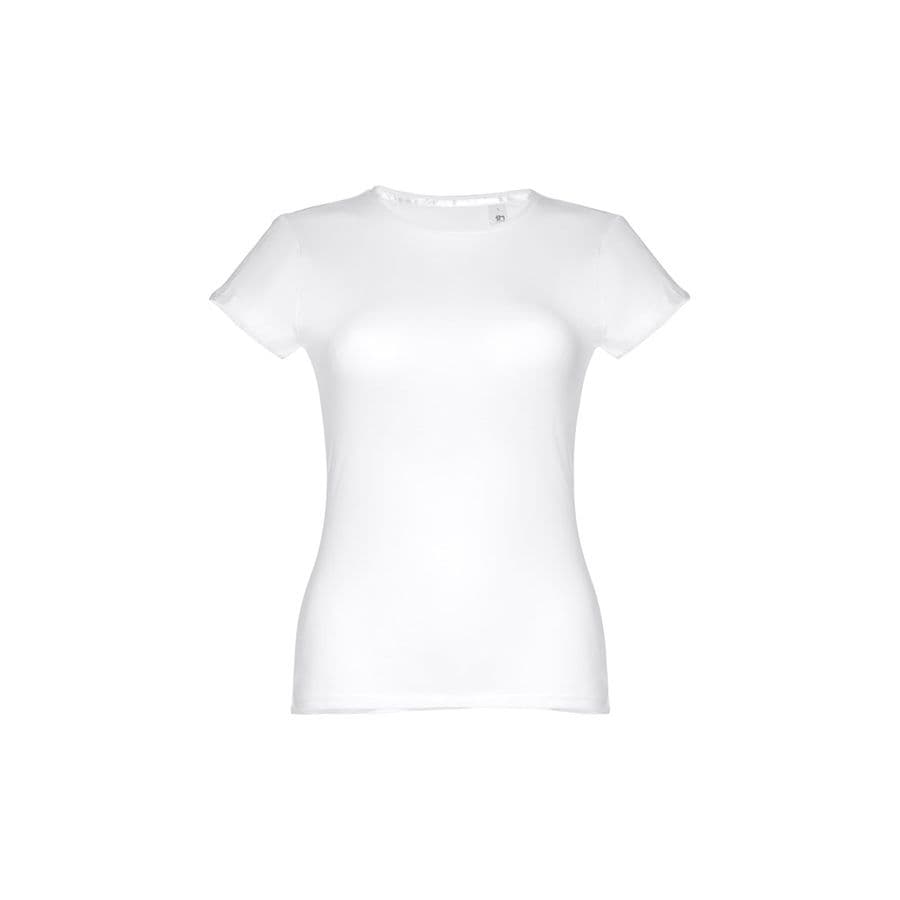 THC SOFIA WH. T-shirt i bomull för damer. vit färg