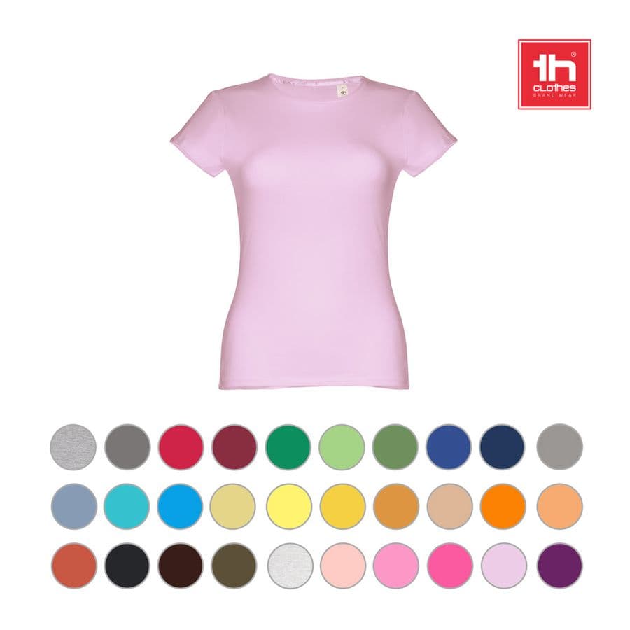 THC SOFIA. T-shirt i bomull för damer