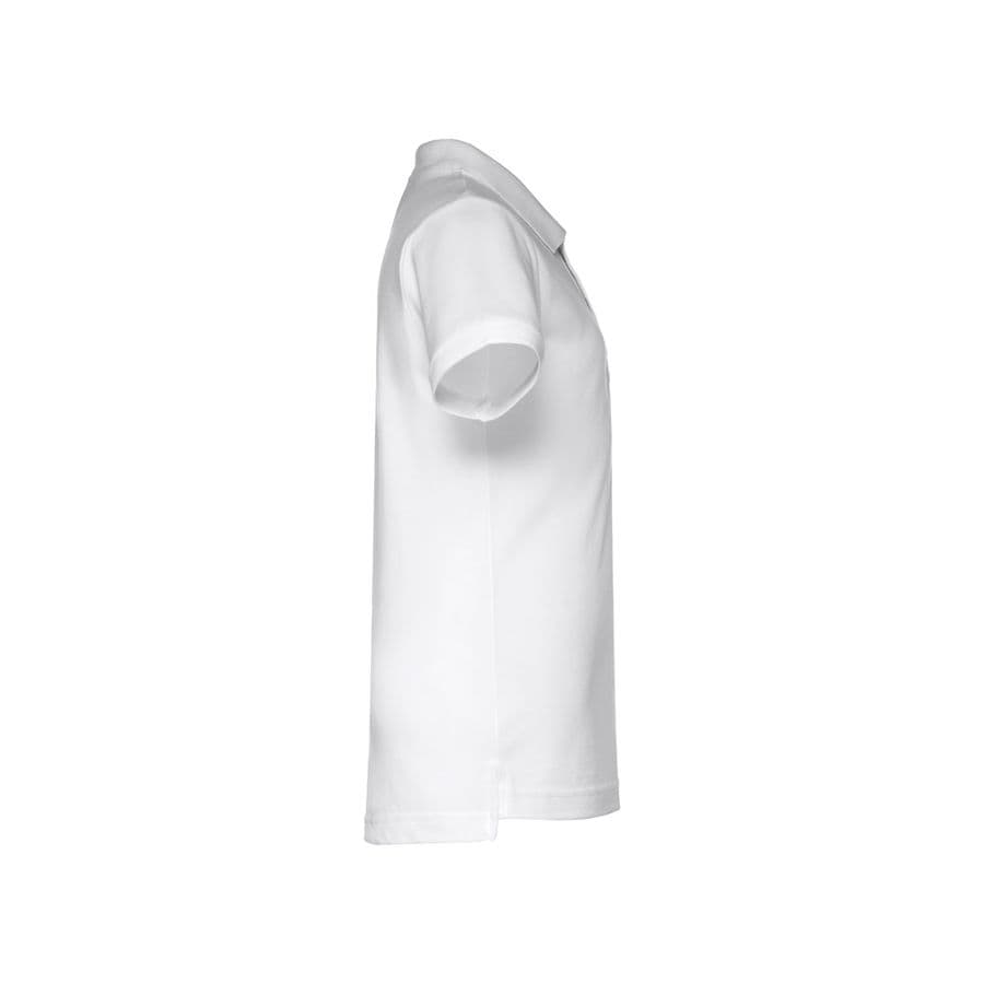 THC ADAM KIDS WH. Kortärmad pikétröja för barn (unisex). vit färg