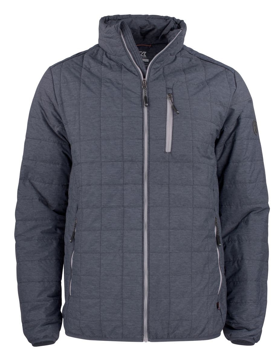 Rainier Jacket Men Antracit blåmelerad