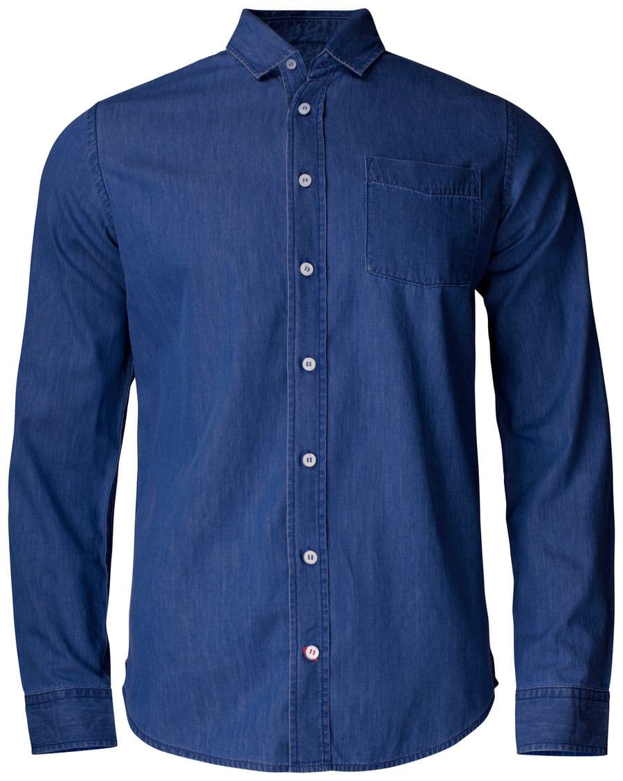 Ellensburg Denim Shirt Men Dark indigo
