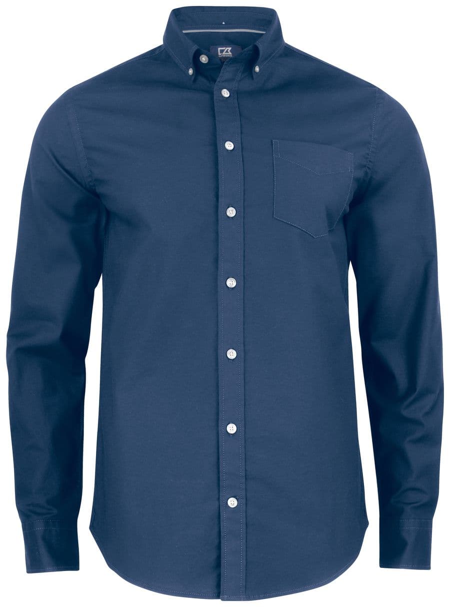 Hansville Shirt Men Blue oxford