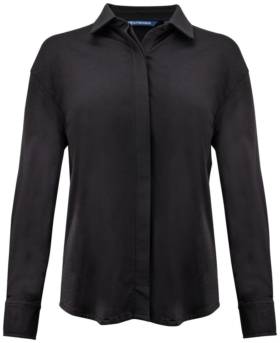 Hedley Stretch Shirt Women Svart