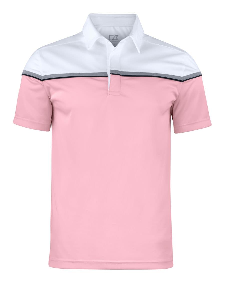 Seabeck Polo Men Rosa/vit