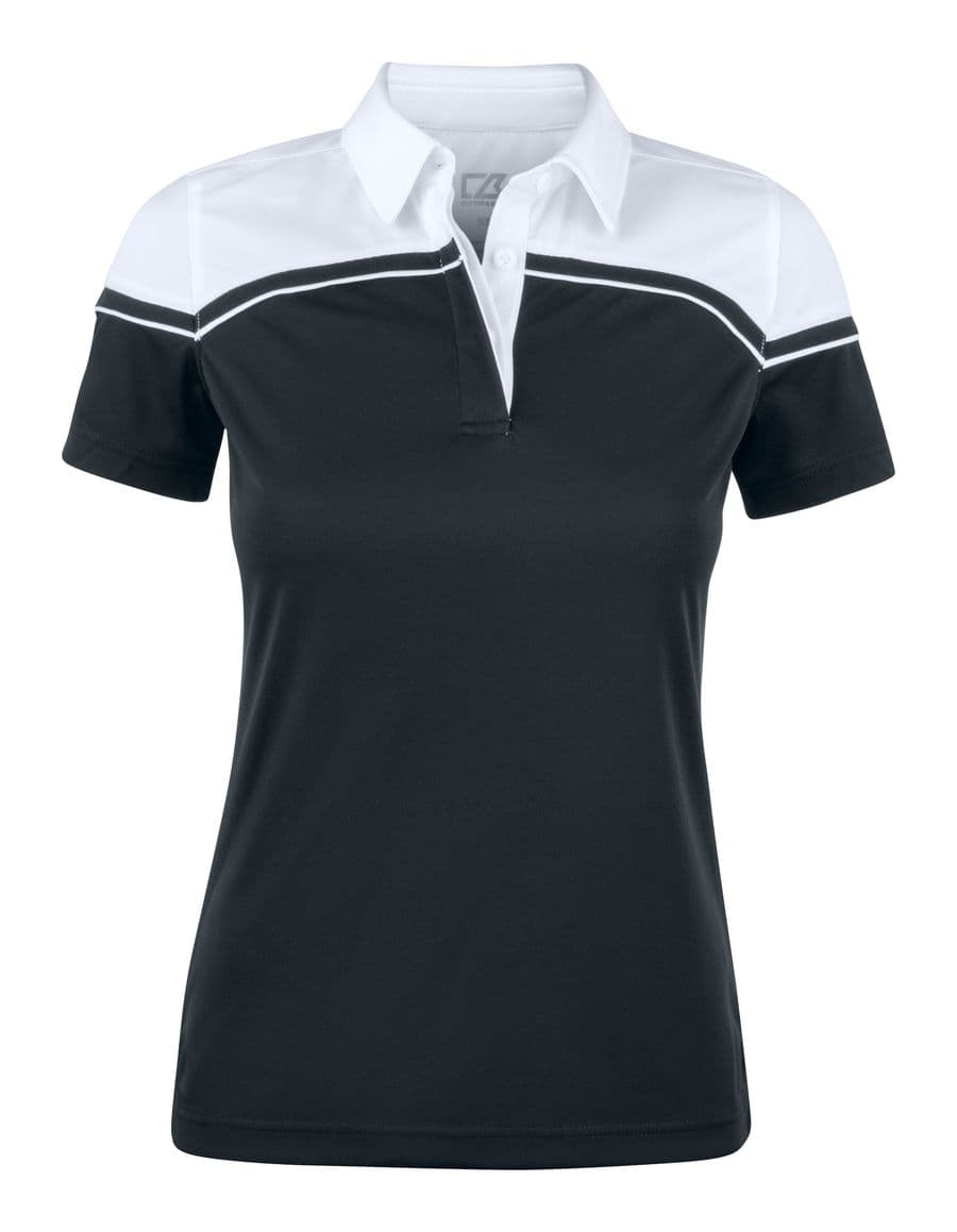 Seabeck Polo Women Svart/vit