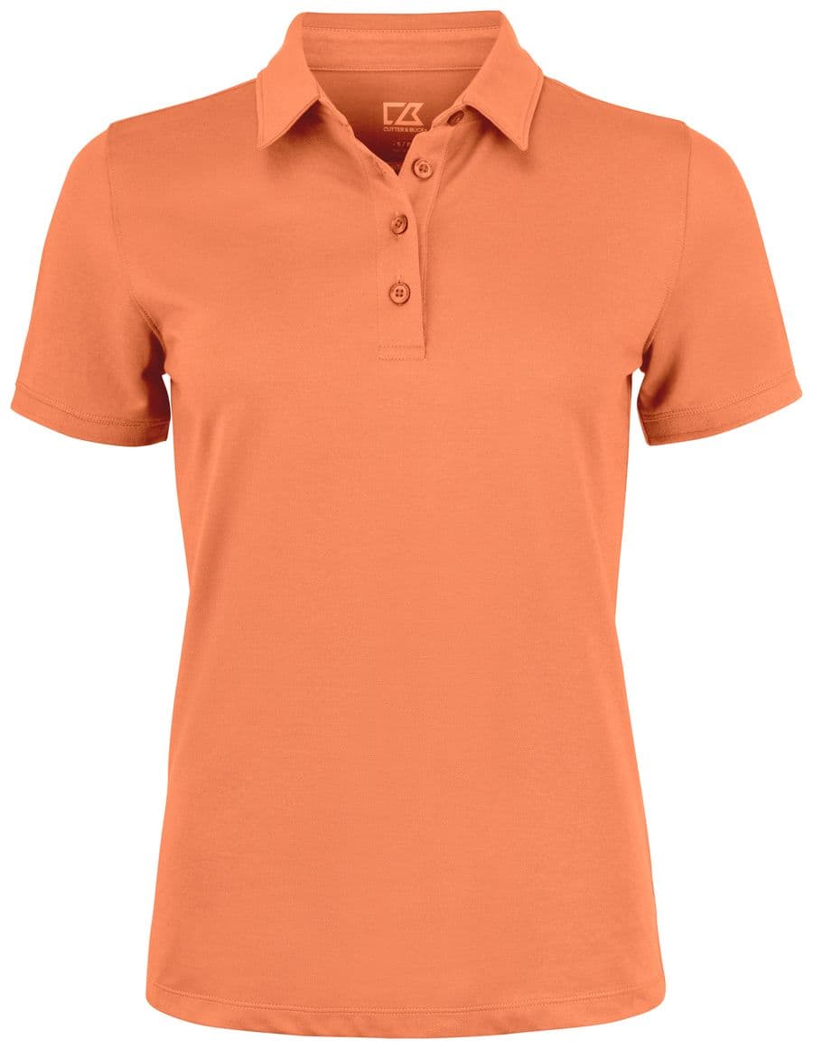 Oceanside Stretch Polo Women Peach