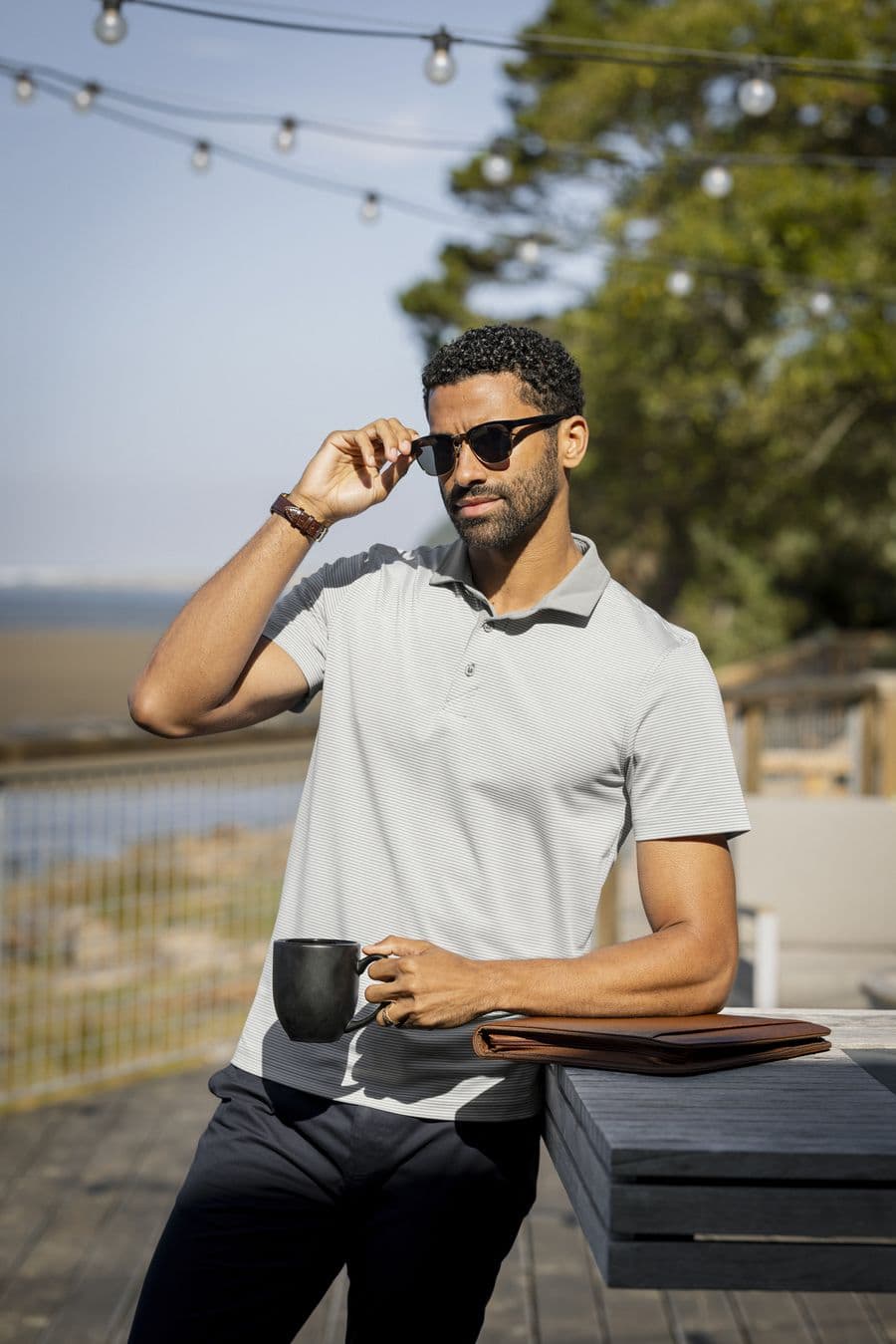 Virtue Polo Stripes Men
