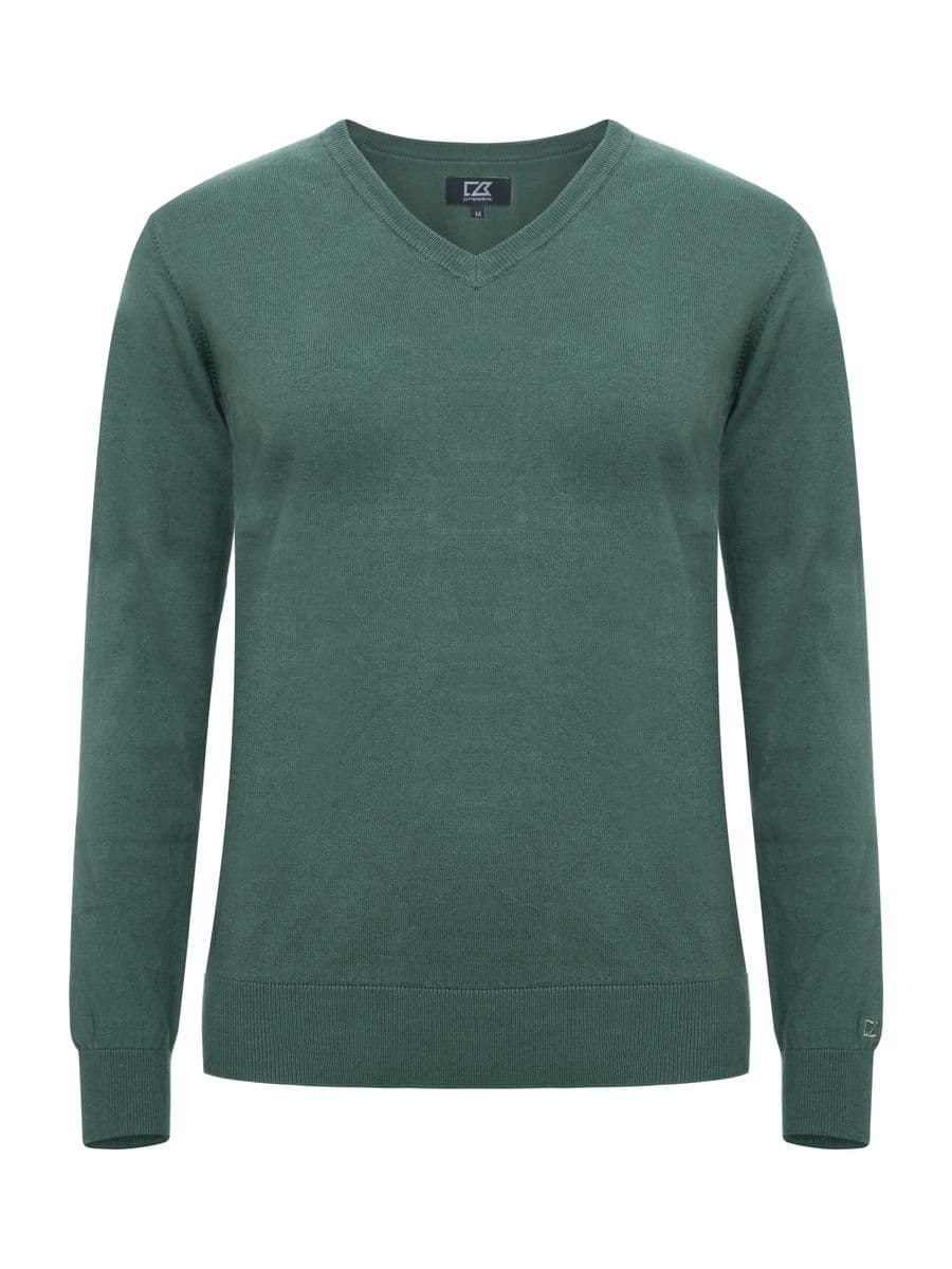 Oakville V-neck Women Pine green