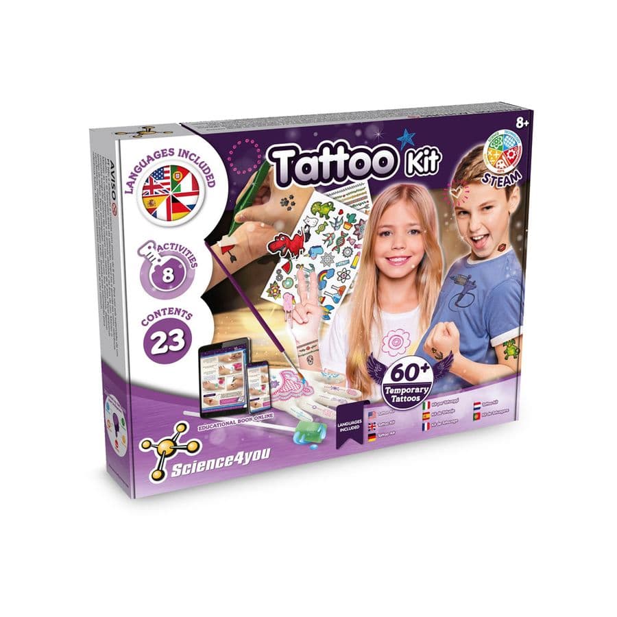 Tattoo Factory Kit I. Pedagogiskt spel för barn