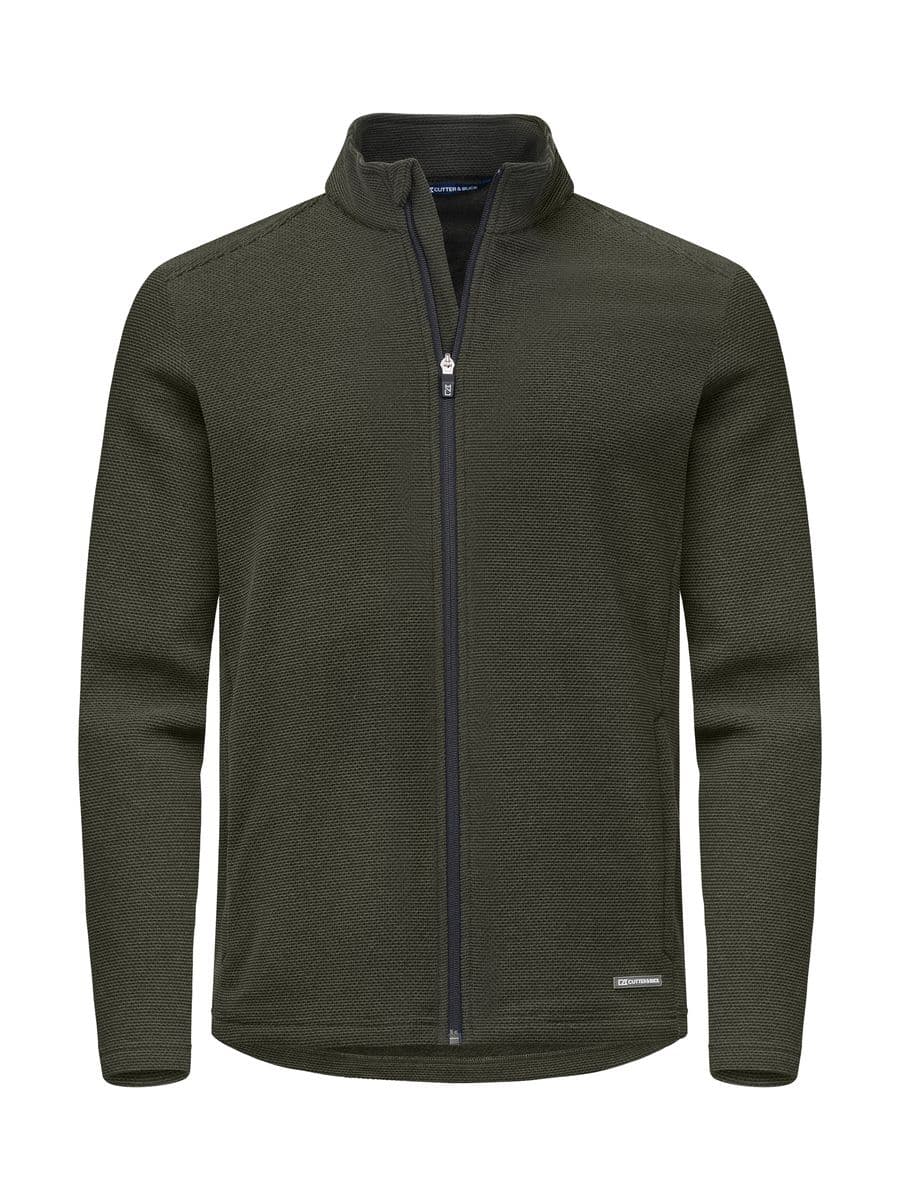 Hunts Point Fleece Full Zip Men Ivy green