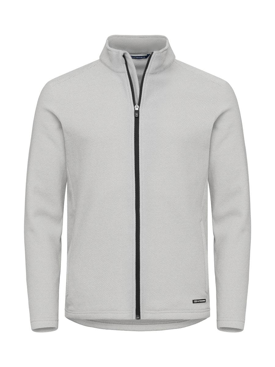 Hunts Point Fleece Full Zip Men Silver