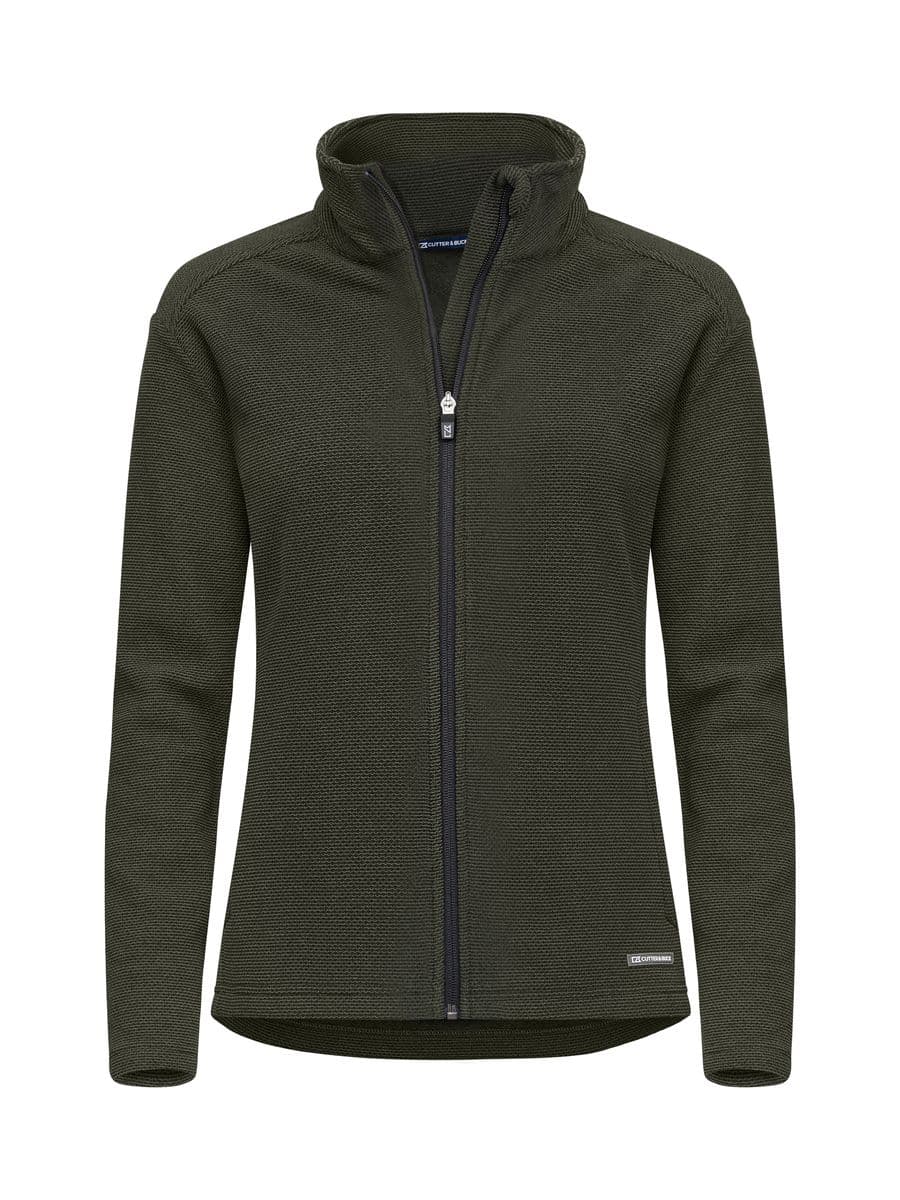 Hunts Point Fleece Full Zip Women Ivy green