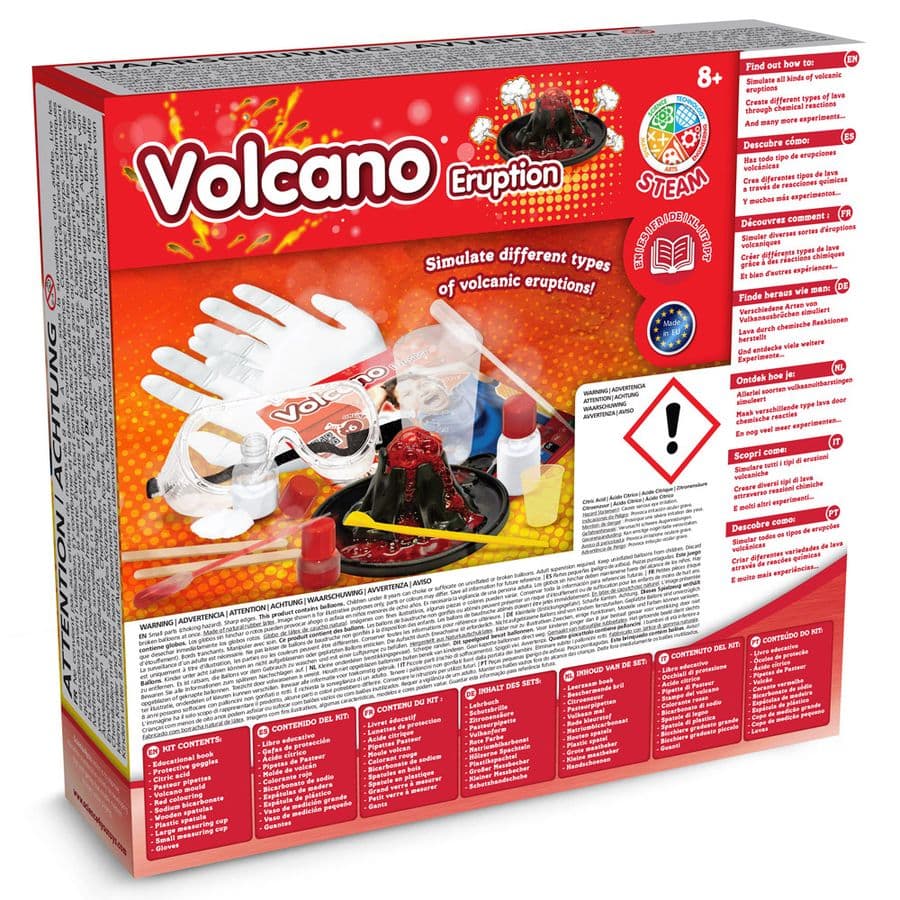 VOLCANIC ERUPTION GAME. Lärorikt spel för barn