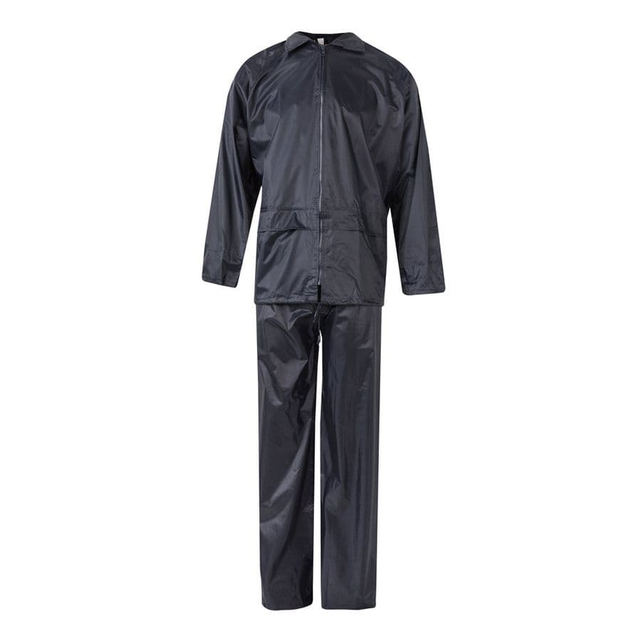 VL SEDNA. Regndräkt (225g/m²), tvådelad i polyester (100%) med PVC-beläggning