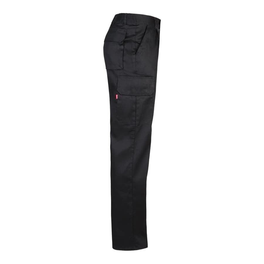 VL MABON. Twillbyxor med flera fickor (200g/m²), i bomull (35%) och polyester (65%)