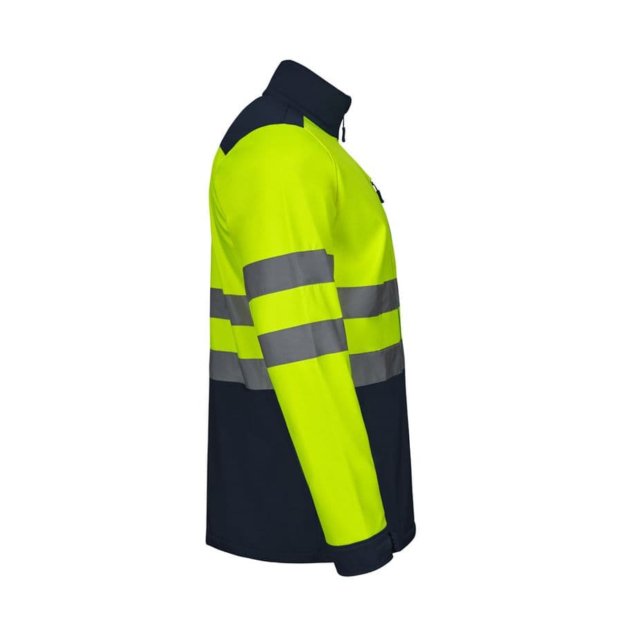 VL HESTIA LARGE. Tvåfärgad softshelljacka (280g/m²), med fleecefoder och TPU-membran, i polyester (96%) och elastan (4%)