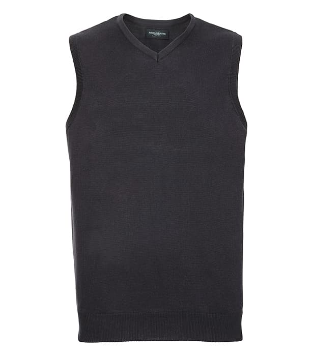 Adults´ V-Neck Sleeveless Knitted Pullover