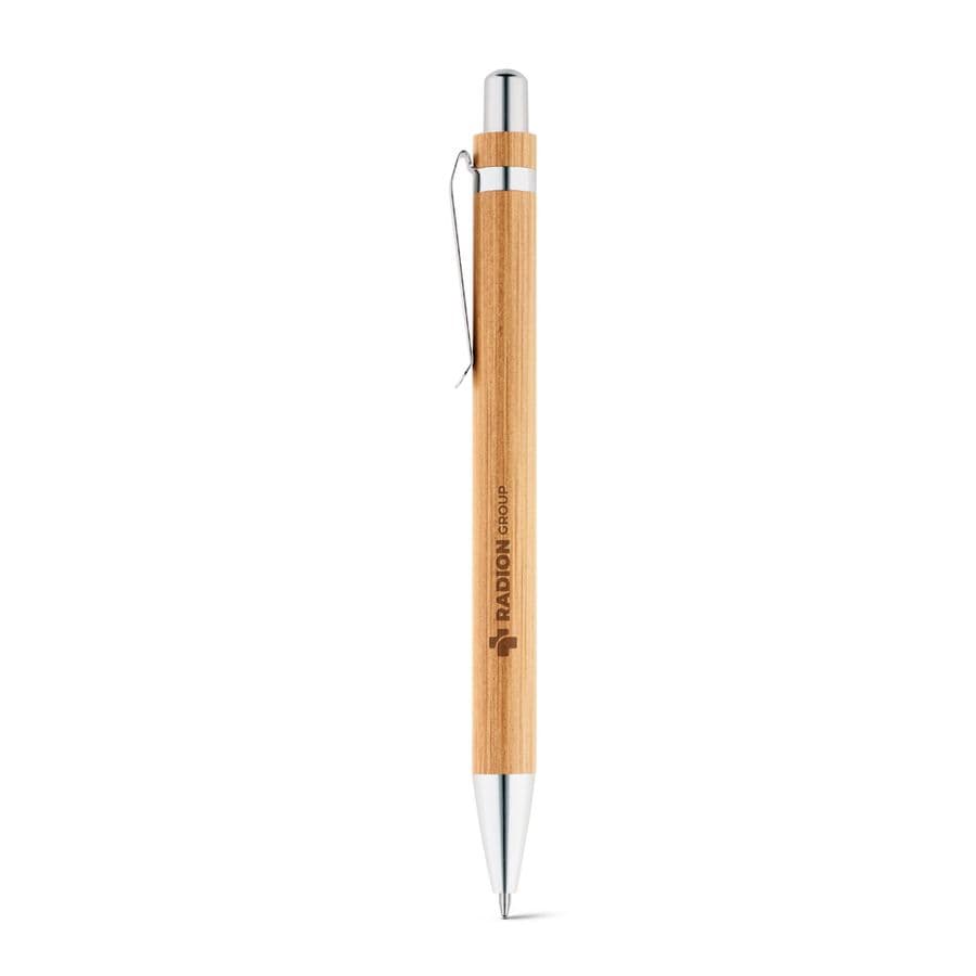 GREENY. Penna och mekanisk penna set av bambu