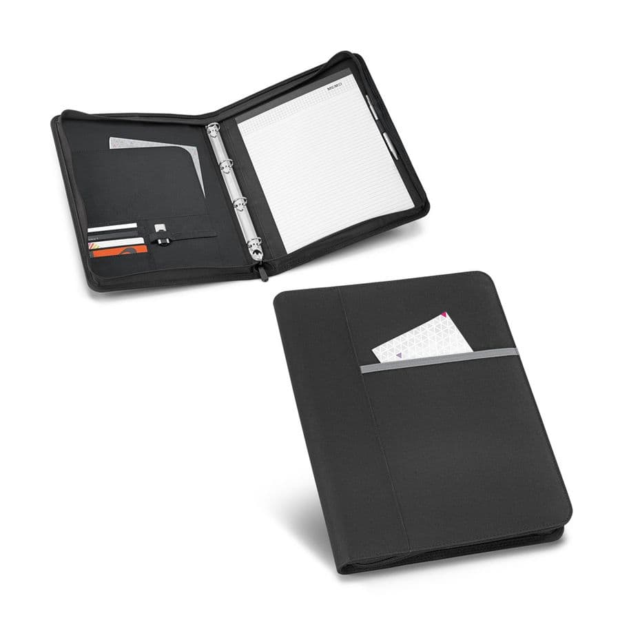 AUSTER. A4-mapp i 600D med linjerade sidor