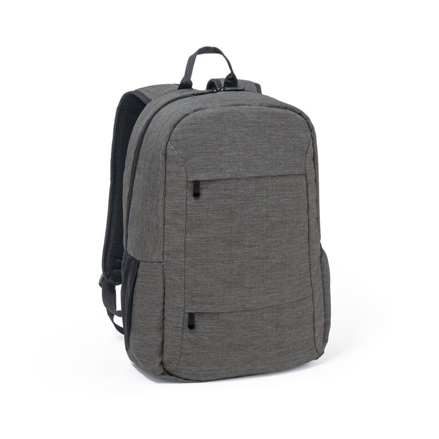 BUSINESS. 300D återvunnen polyester ryggsäck för laptop Mörkgrå