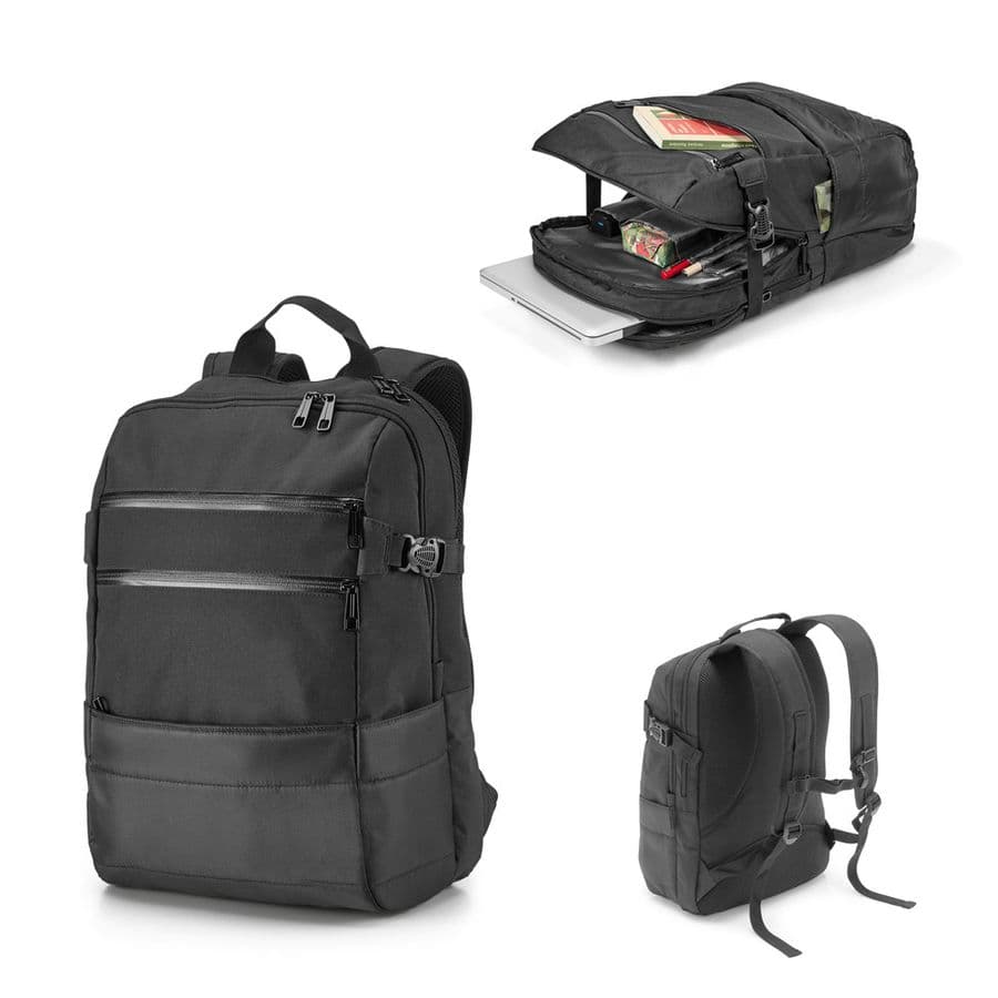 ZIPPERS BPACK. Laptopryggsäck 15.6'' i 300D polyester och 840D jacquard