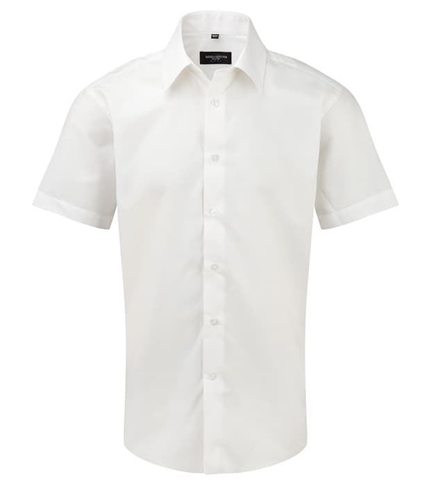 Men´s Short Sleeve Easy Care Tailored Oxford Shirt