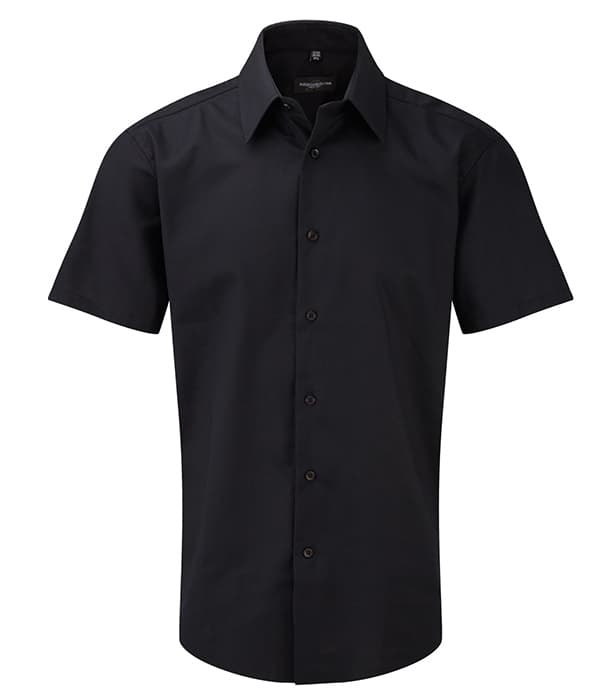Men´s Short Sleeve Easy Care Tailored Oxford Shirt