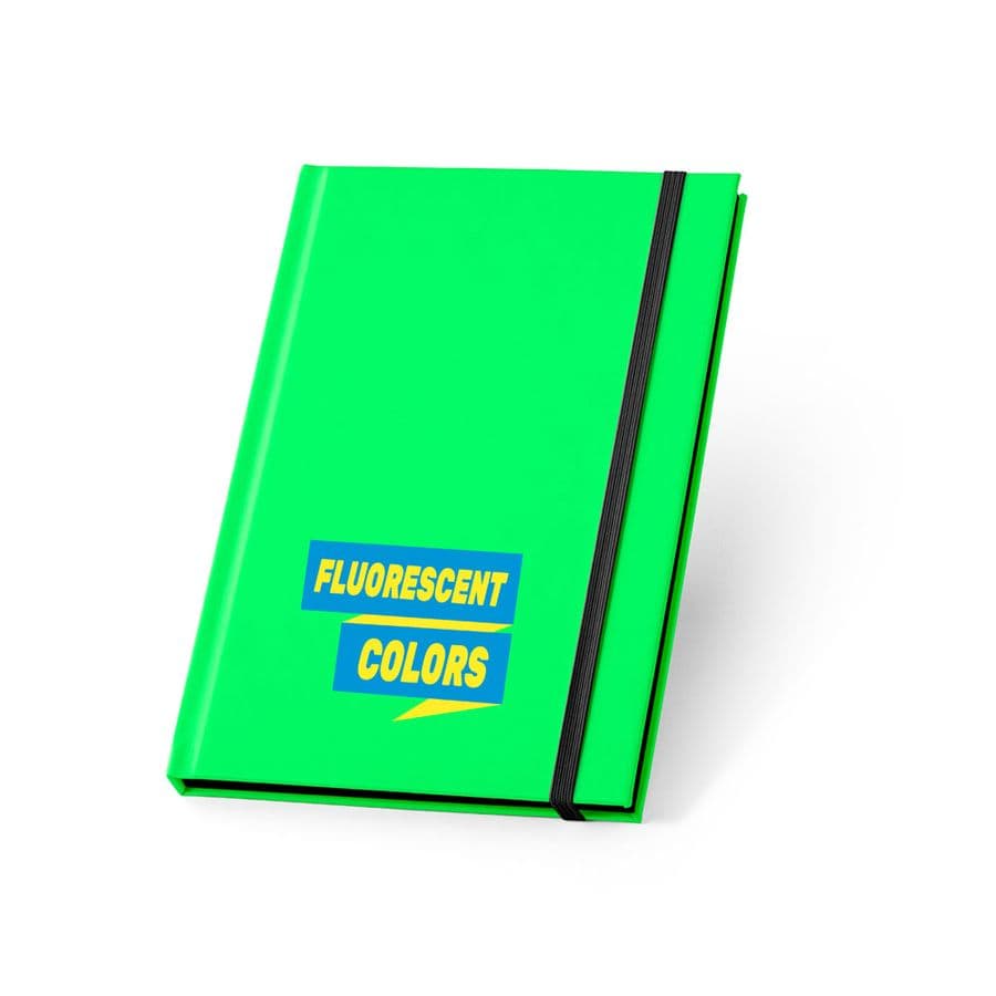 WATTERS. A5 anteckningsblock i fluorescerande PU med linjerade sidor