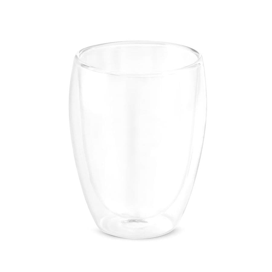 MACHIATO DUO. Set med 2 borosilikatglas muggar Transparent